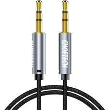 Choetech AUX audio kabelis skaļrunim 2x mini ligzda 3,5 mm vīrs 1,2 m - melns