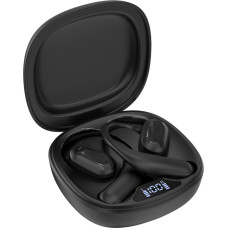 Choetech OWS bezvadu TWS Bluetooth 5.3 ieliekamās austiņas — melnas