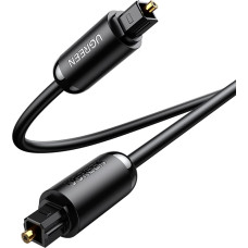 Ugreen Toslink SPDIF 1m optiskais audio kabelis - melns