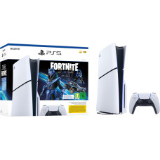Sony Playstation 5 Slim 1TB BluRay White + Fortnite Cobalt Star Bundle
