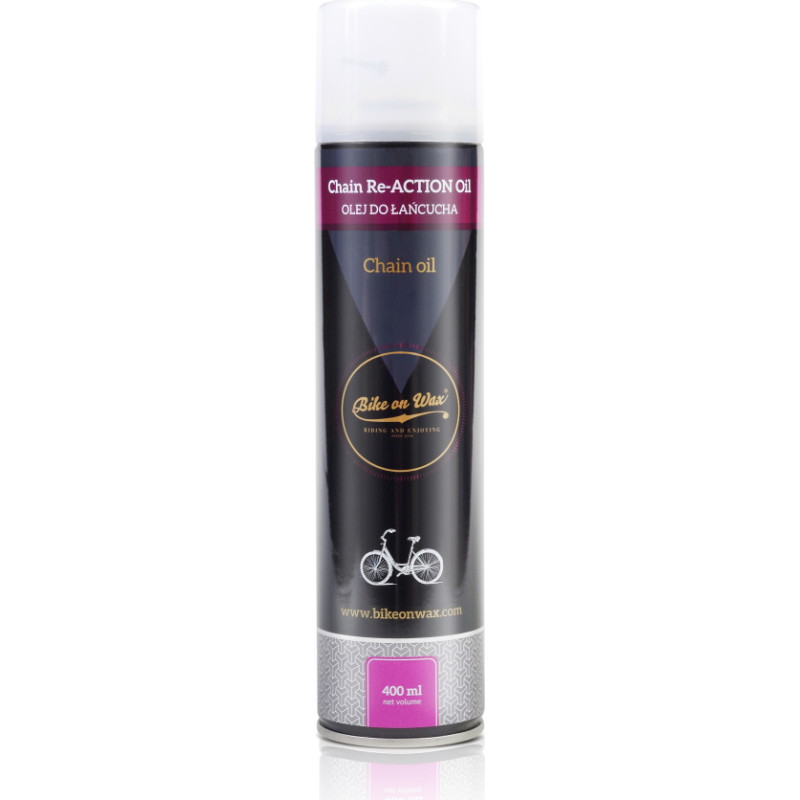 Bike On Wax Chain re-action oil - 400 ml areosol