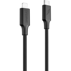 Proove cable Striped Silicone USB-C - Lightning 1m 3A black