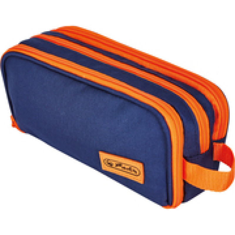 Herlitz Pencil case Herlitz Neon  23.5 cm x 11 cm  orange|dark blue