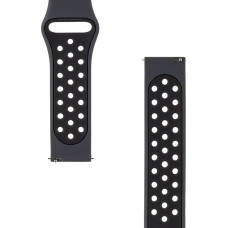 Tactical 856 Double Silicone Band 20mm Black
