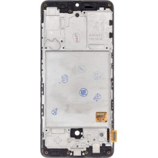 LCD display + Touch Unit + Front Cover for Samsung A415 Galaxy A41 Black