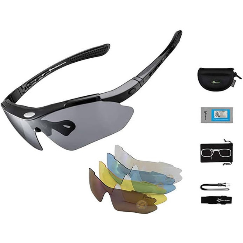 Rockbros Polarized cycling glasses Rockbros 10003 (black)