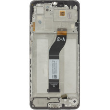 LCD Display + Touch Unit + Front Cover for Xiaomi Redmi 13C 5G Black (Service Pack)