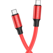 Borofone Cable BX82 Bountiful - Type C to Type C - 60W 3A 1 metre red