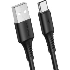 Borofone Cable BX47 Coolway - USB to Type C - 3A 1 metre black
