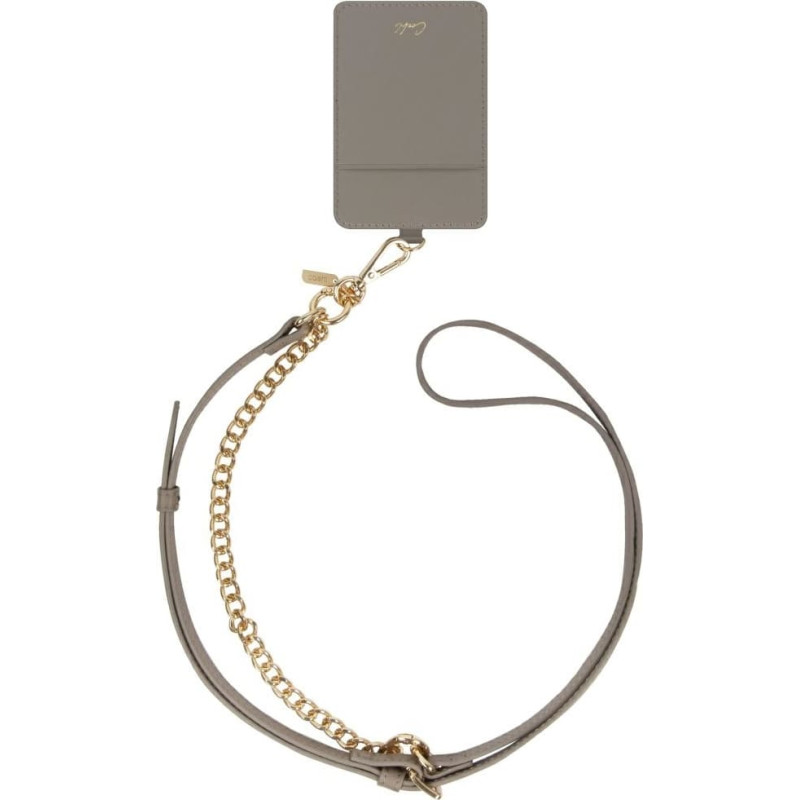 Universal 3-in-1 phone lanyard UNIQ  Coehl Caryne with card wallet pebble