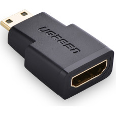 Ugreen Mini HDMI (vīrietis) - HDMI (sieviešu) adapteris - melns