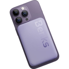 Benks Power bank 6000mAh MP10 - Type C - magnetic with induction charging purple