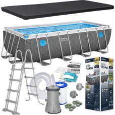 Bestway Dārza baseina rāmis 488 x 244 x 122 cm 10 collas 1 561MB