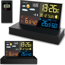 Berdsen Meteoroloģiskā stacija ar displeju BD-912 melna