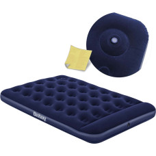 Bestway Piepūšamais matracis 191x137x28 cm ar iebūvētu kāju sūkni 67225