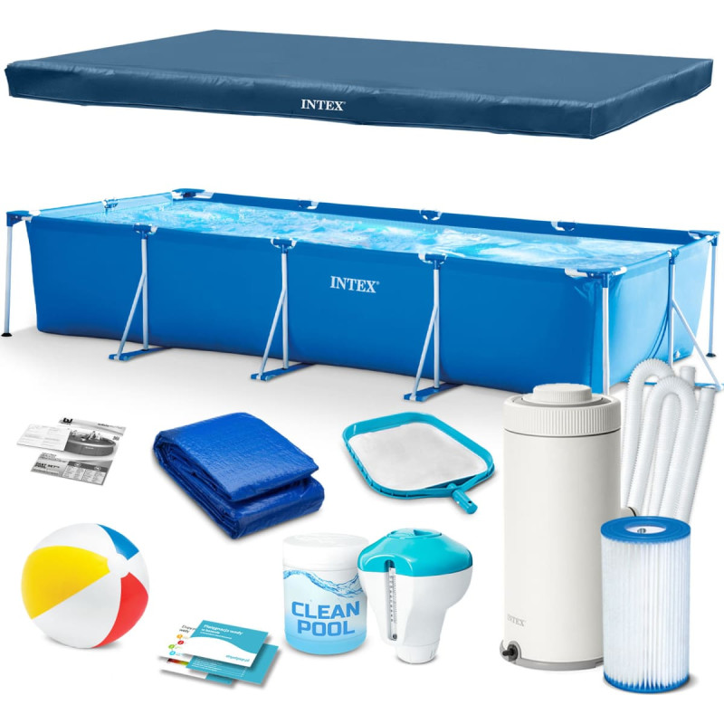 Intex Karkasa baseins 450x220x84cm 16in1 28274