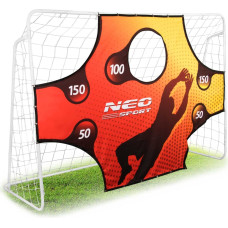 Neo-Sport Futbola vārti 245 x 155 x 80 cm + mērķa paklājiņš