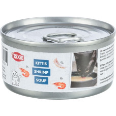 Trixie Konservēta barība kaķiem : Trixie Shrimp Soup with chicken and shrimp, 80 g