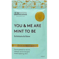 Delhicious You & Me Are Mint To Be Mint Black Tea Body Scrub - Tělový peeling