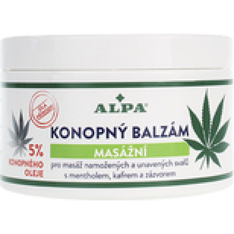 Alpa Hemp massage balm with hemp oil