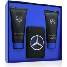 Mercedes Benz Mercedes-Benz MAN Gift Set EDT 100 ml, aftershave balm 100 ml, and shower gel 100 ml.