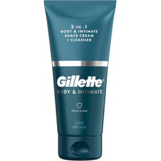 Gillette Body & Intimate Body & Intimate Shave Cream + Cleanser - Cleansing emulsion and 2-in-1 shaving product.