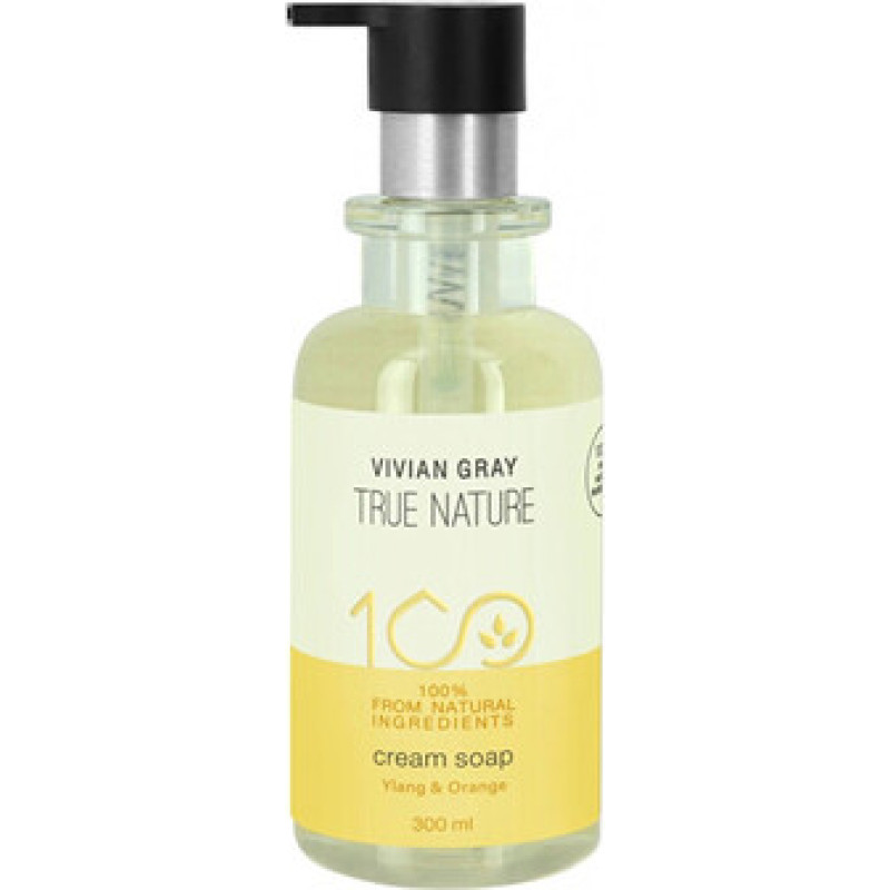 Vivian Gray True Nature Ylang & Orange Cream Soap - Creamy liquid soap.
