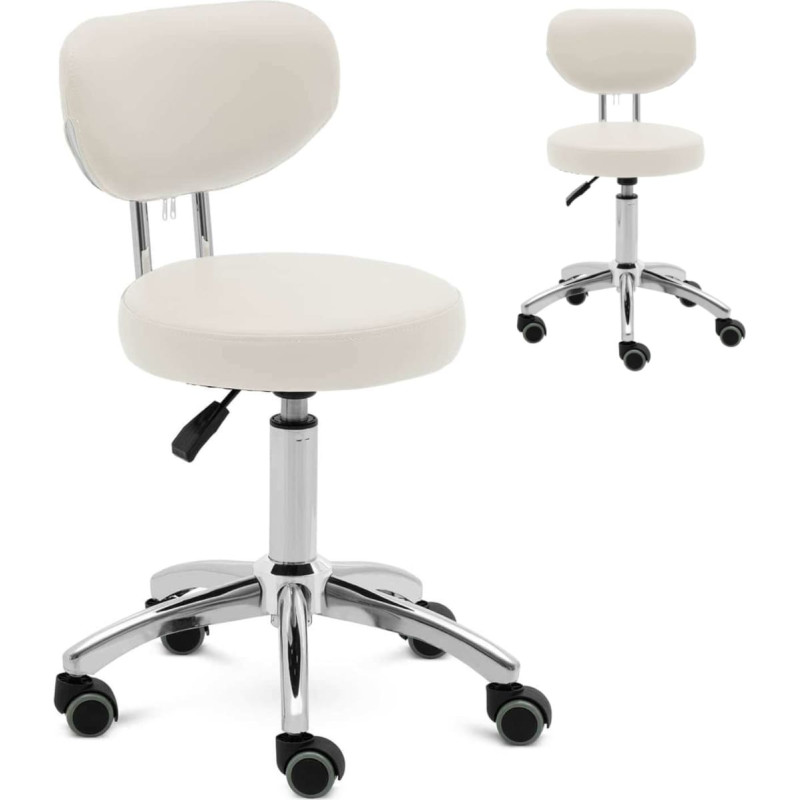 Physa ASCONA kosmētiskais krēsls uz mobilas pamatnes - bē&scaron;s