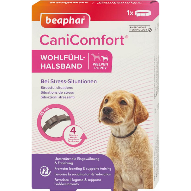 Beaphar Nomierino&scaron;s līdzeklis kucēniem - CANICOMFORT COLLAR PUPPY 45CM