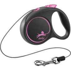 Flexi Inerces pavada suņiem – Trixie Flexi Black Design, Cord leash, XS: 3 m, (8kg)