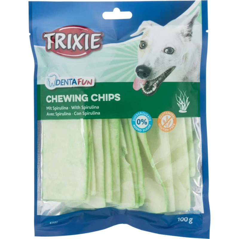 Trixie Gardums suņiem - Trixie Chewing Chips with Spirulina Algae 100g