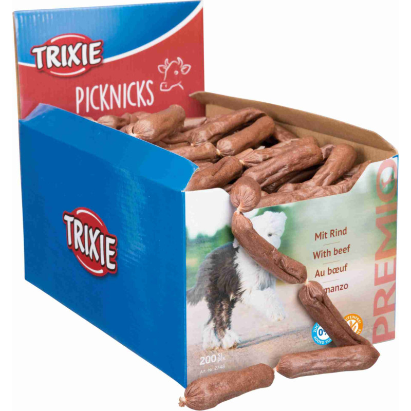 Trixie Gardums suņiem : Trixie Premio Picknicks Beef 8g|200gab