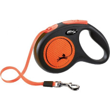 Flexi Inerces pavada suņiem – Trixie Flexi NEON, tape leash, M: 5 m.