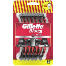 Gillette Blue3 Red (12 pcs) - Disposable razors for men.