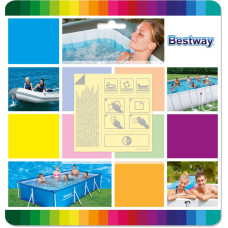 Bestway Ūdensnecaurlaidīgi remonta ielāpi piepūšamajām laivām 62091