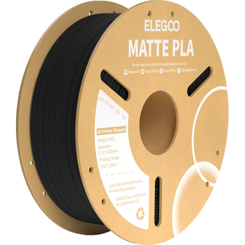 Elegoo Filament PLA Matte ELEGOO (Czarny)