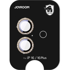 Joyroom iPhone 16 Pro/16 Pro Max objektīva aizsargstikls - brūns