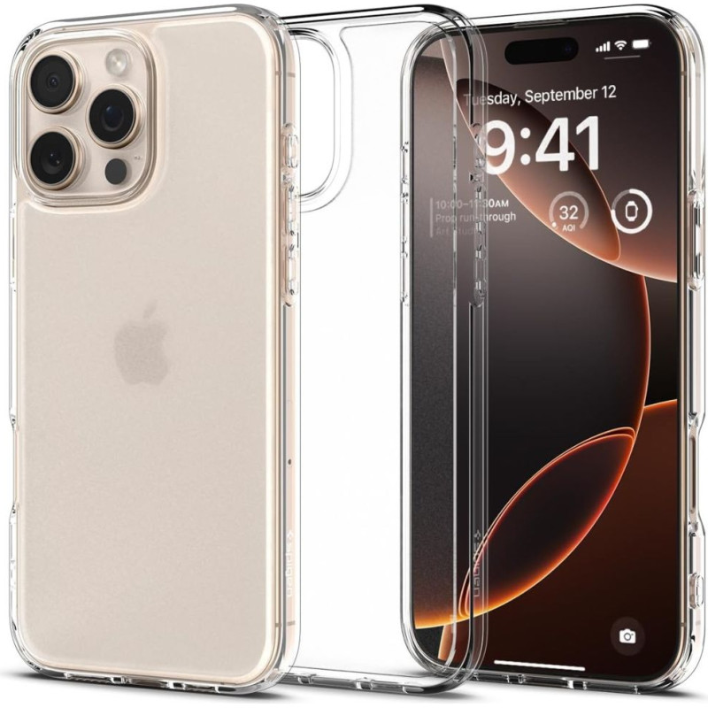 Spigen iPhone 16 Pro Max Ultra Hybrid vāciņš - caurspīdīgs