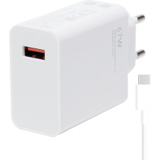 Xiaomi MDY-12-EH USB-A 67W Travel Charger + Data Cable USB-C 6.2A White