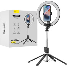 Blavec Selfie Ring lamp Aura LED Ring P55 25cm tripod + remote control + 2,3 metres (RLP55-TRB23) black