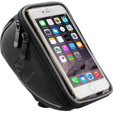 Wozinsky Bicycle Front Frame Handlebar Bag Touch Screen Phone Holder 6,5 inch 0,9L black (WBB4BK)