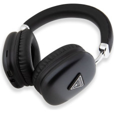 Guess PU Leather 4G Triangle Logo Bluetooth Stereo Headphone Black