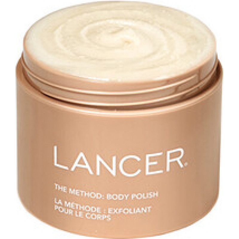 Dr.lancer "The Method Body Polish - Tělový peeling" translates to "The Method Body Polish - Body scrub" in English.