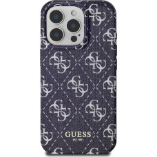 Guess IML Denim Effec MagSafe Case for iPhone 16 Pro Max Dark Blue