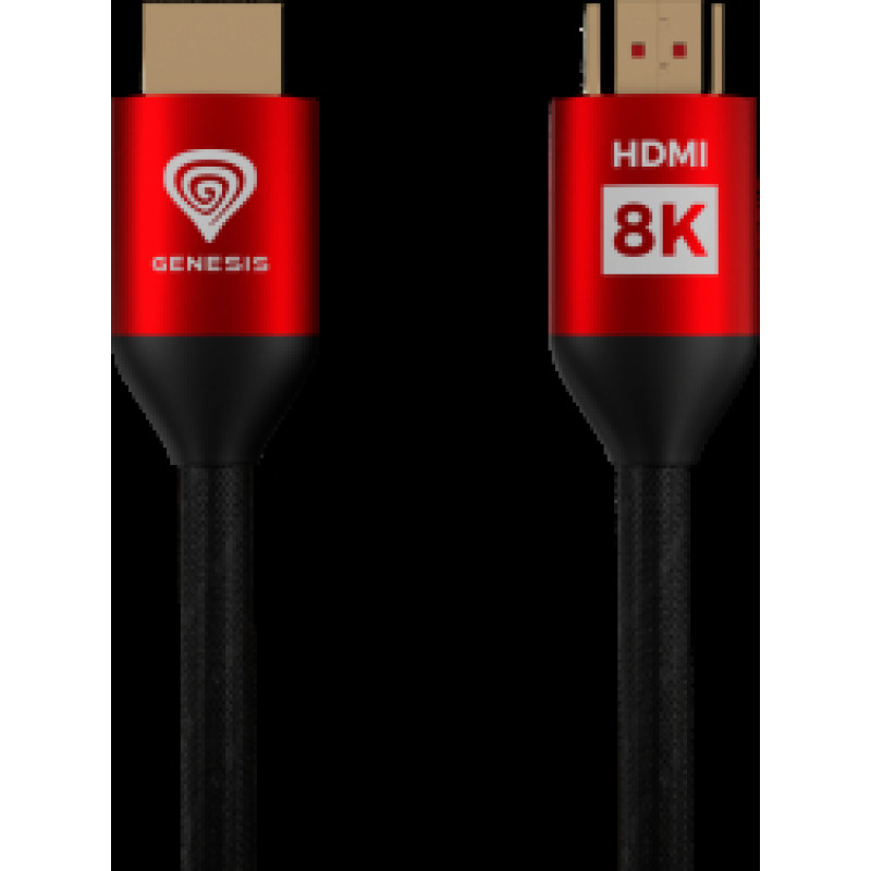 Kabelis Genesis HDMI Male - HDMI Male 3m 8K  PS4 | PS5 Red