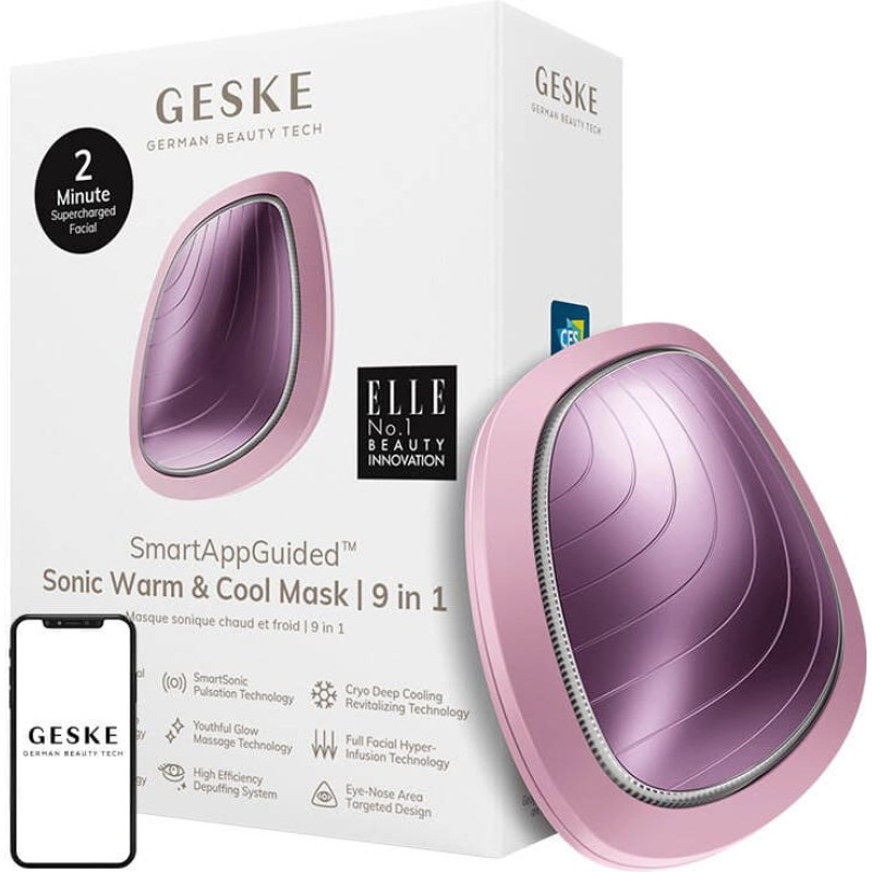 Geske Sonic Warm & Cool Mask 9in1 Geske with APP (pink)