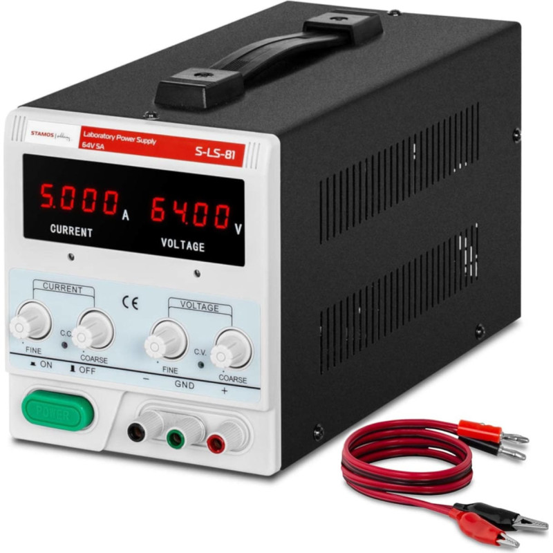 Stamos Germany Laboratorijas servisa baro&scaron;anas avots 0&ndash;64 V 0&ndash;5 A 320 W