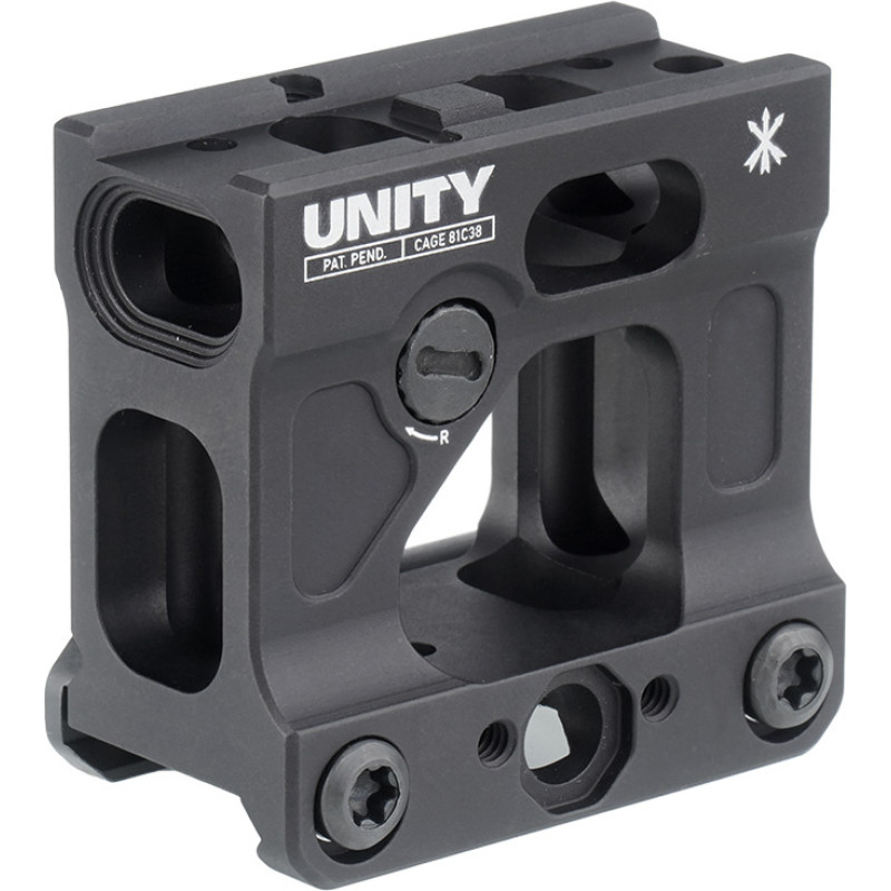 Unity Tactical - Stiprinājums FAST Micro Footprint - Picatinny - Alumīnijs - Melns - FST-MICB