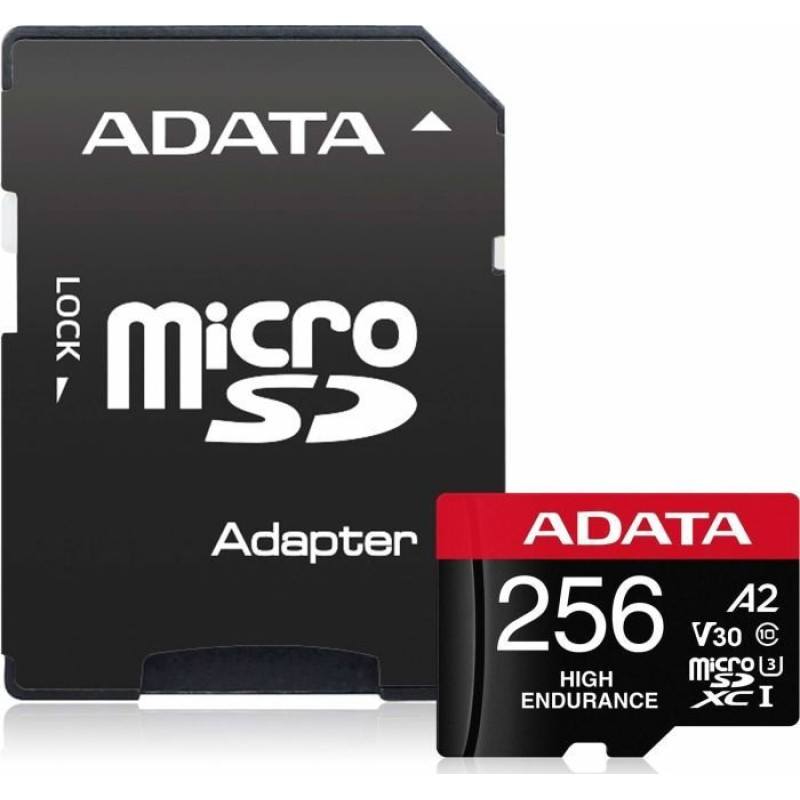 ADATA microSD 256GB High End UHS-I U3  + Adapter