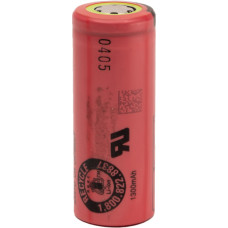 Sanyo UR18500Y 1300mAh 2.6A 3.6V 3.7V litija jonu uzlādējams akumulators ar plakanu augšda